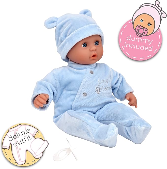 15&quot; BABY SOFT TINY TEARS BLUE