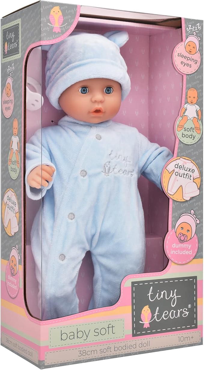 15&quot; BABY SOFT TINY TEARS BLUE