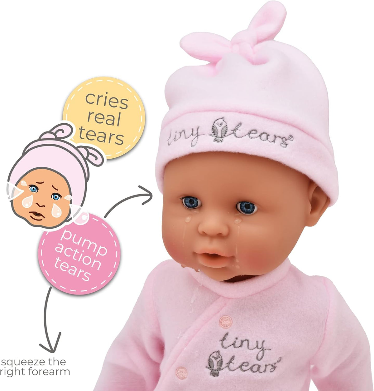 TINY TEARS BABY DLX INTERACTIV