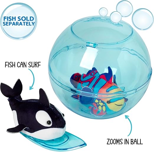 ZHU ZHU BUBBLE BALL W/SURFBOAR