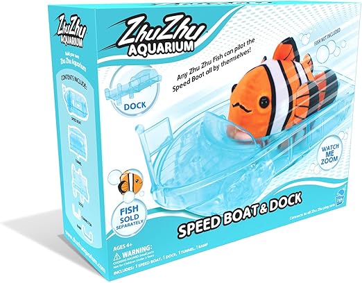 ZHU ZHU SPEEDBOAT AND DOCK