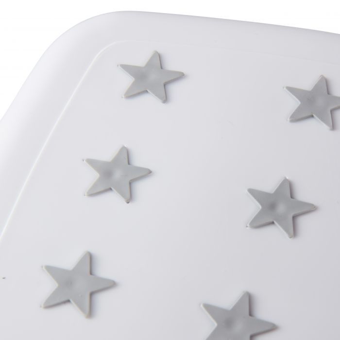 DOUBLE STEP STOOL WHITE STAR