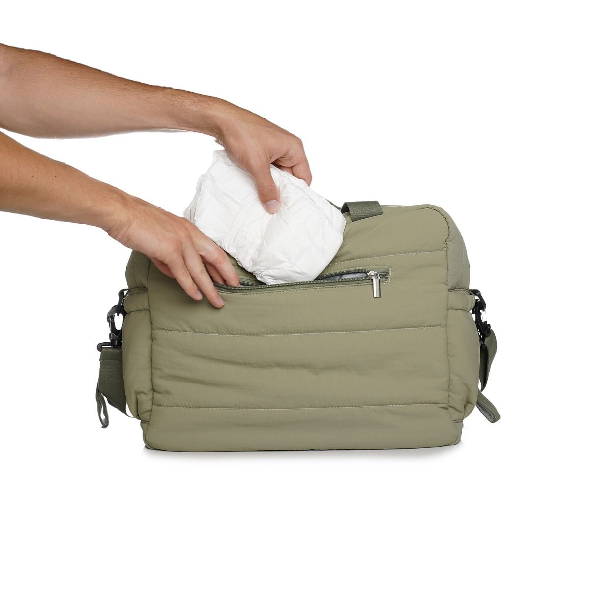 CHANGING BAG CACTUS GREEN
