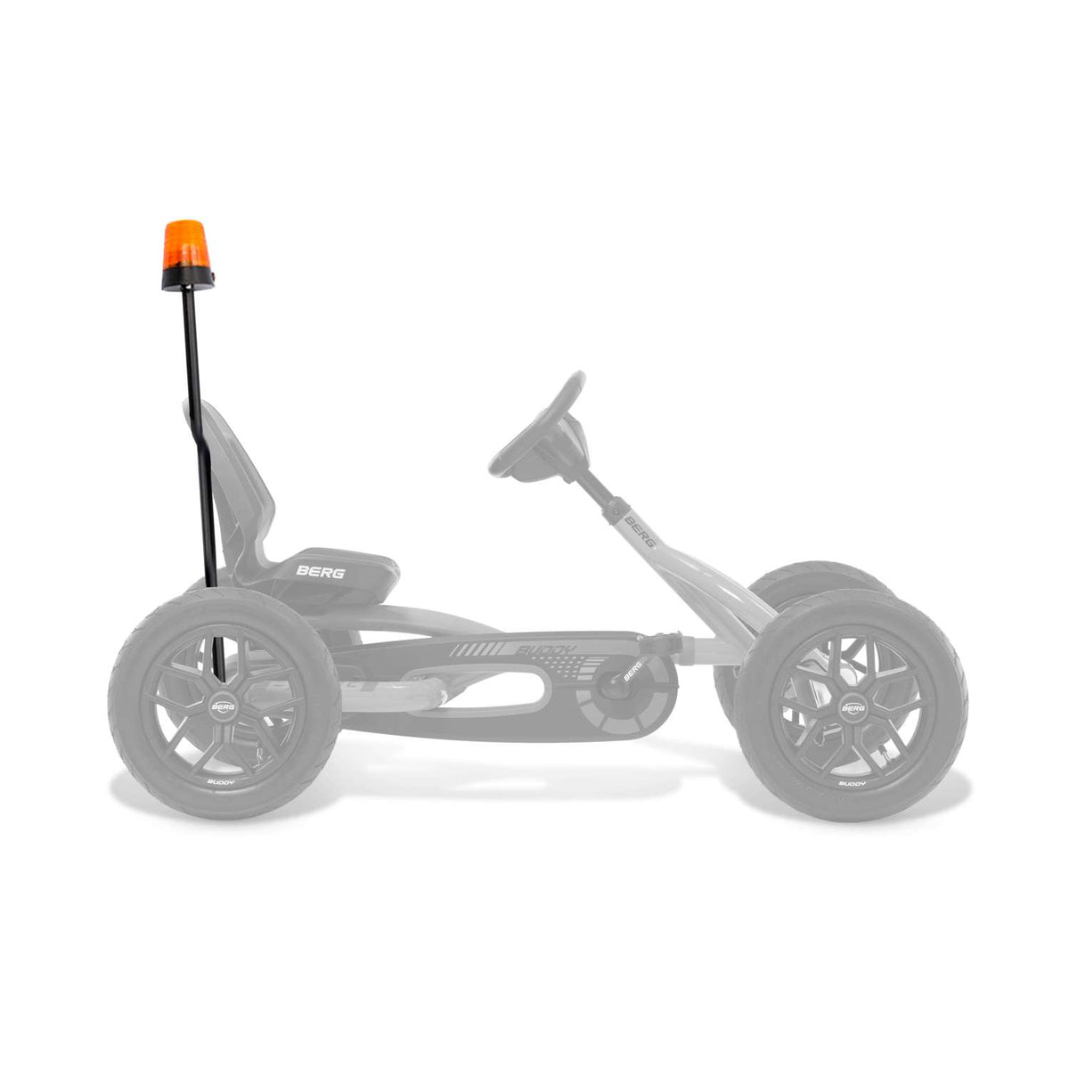 BUDDY LIGHT AND POLE ORANGE