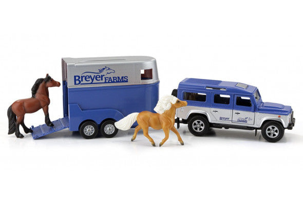 LAND ROVER & TAG ALONG TRAILER