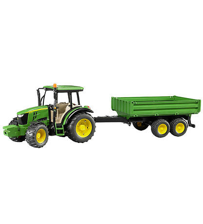 J/DEERE 5115M W/TIPPING TRAILE