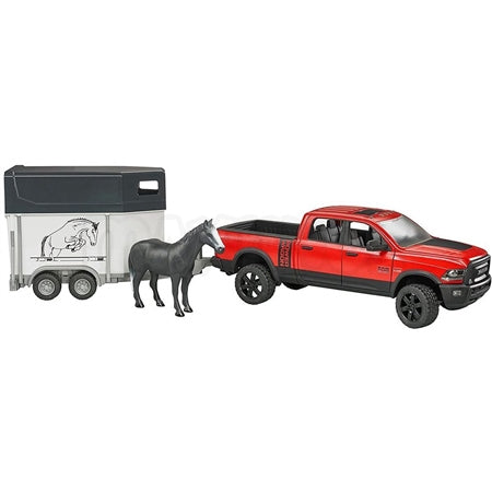 WAGON W/HORSE TRAILER & HORSE