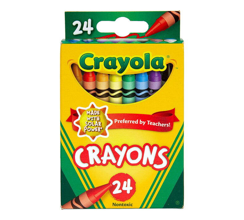 CRAYOLA BOX 24 CRAYONS
