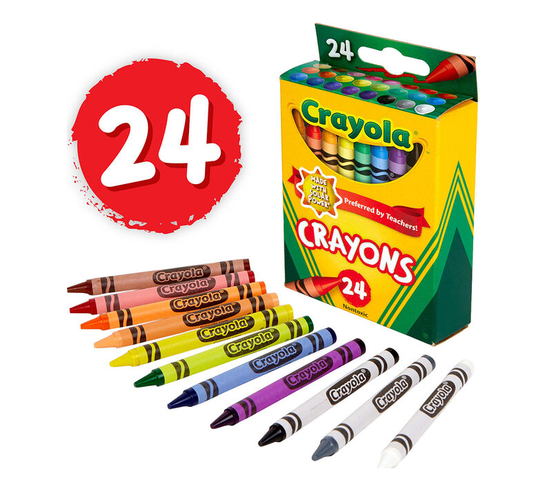 CRAYOLA BOX 24 CRAYONS