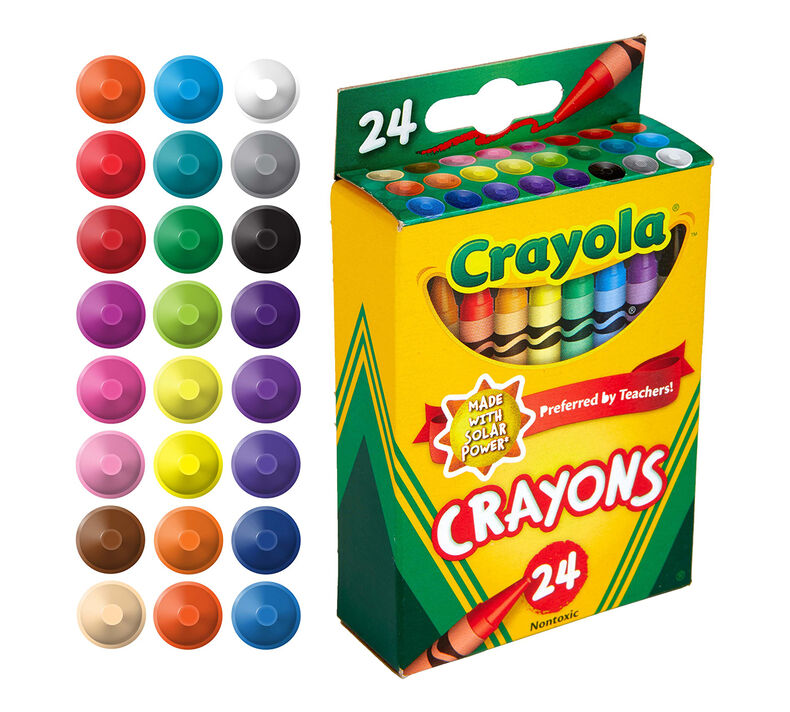 CRAYOLA BOX 24 CRAYONS