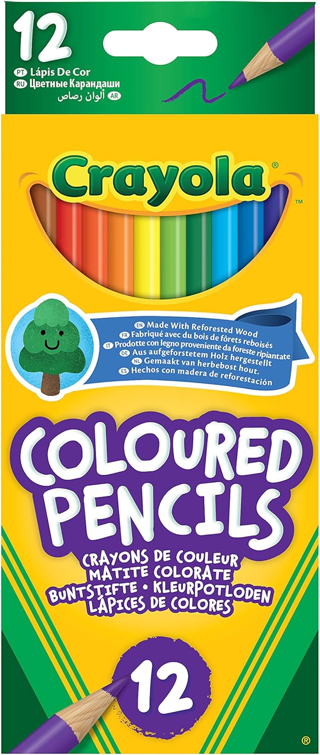 12 COLOURED PENCILS ECO