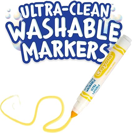 8 ULTRA CLEAN WASHABLE MARKERS