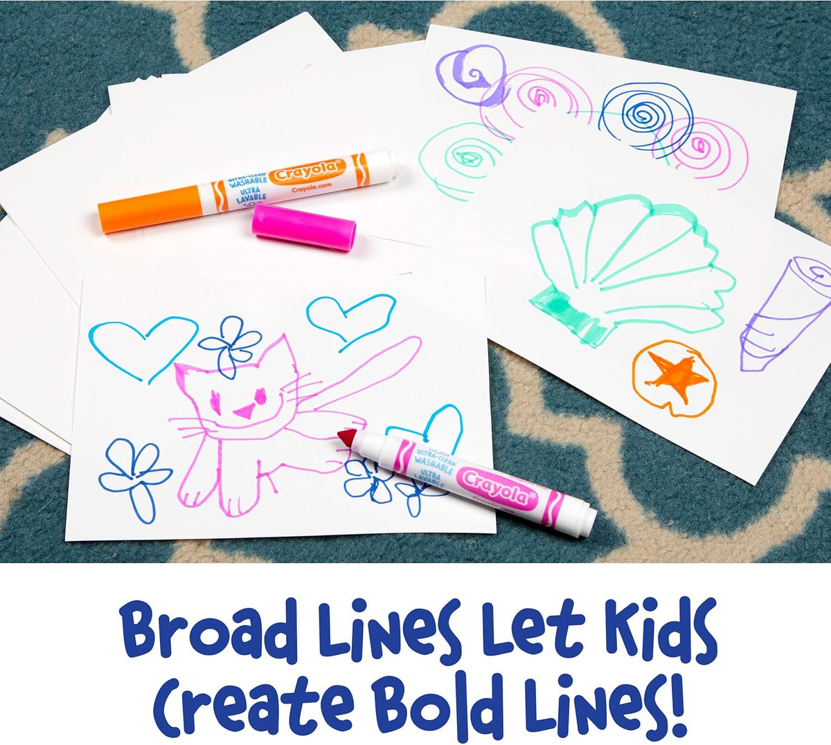 8 ULTRA CLEAN WASHABLE MARKERS