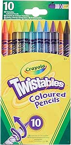 10 TWISTABLE PENCILS
