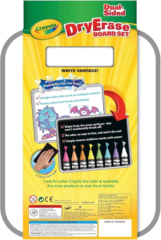DUAL SIDED DRY ERASE BOARD
