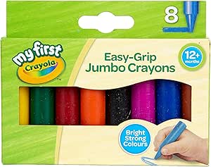 8 FIRST JUMBO CRAYONS