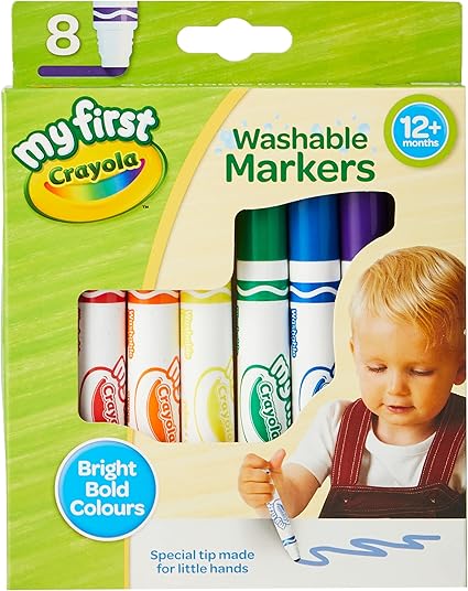 8 FIRST JUMBO MARKERS