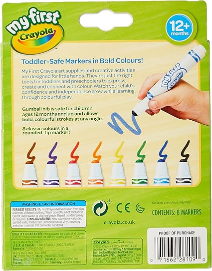 8 FIRST JUMBO MARKERS