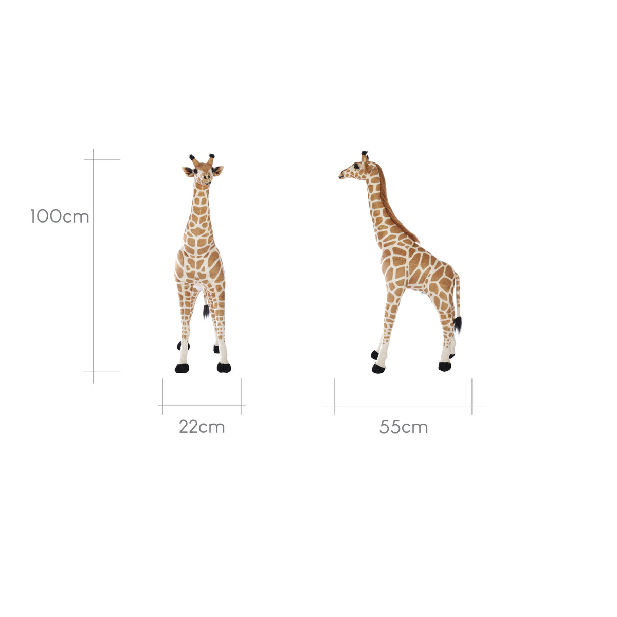 STANDING GIRAFFE 100 CM