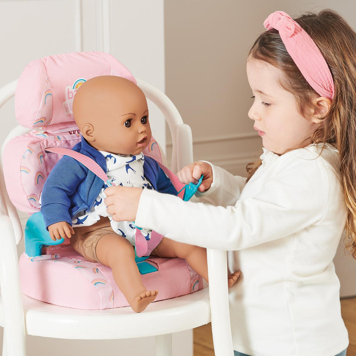 Baby Huggles Car Seat (Pink)