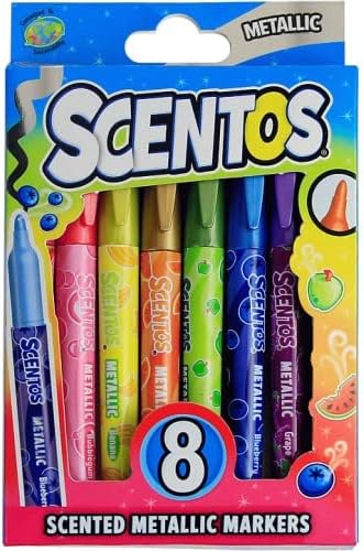 SCENTOS 8 METALLIC MARKERS