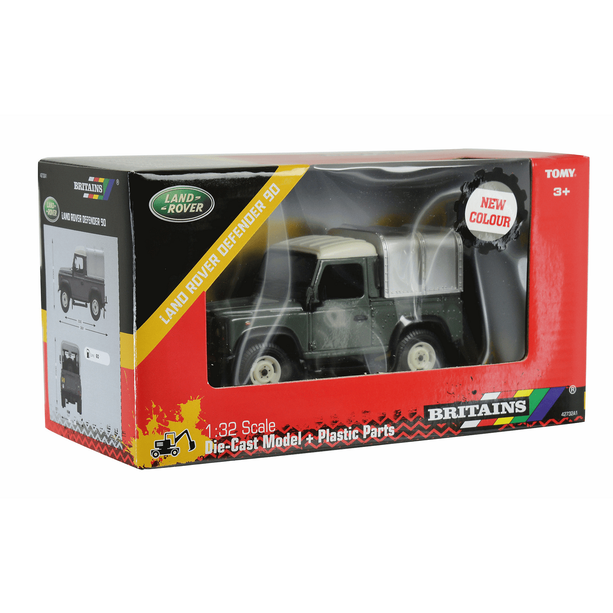 XXX 1:32 L /ROVER DEFENDER RED