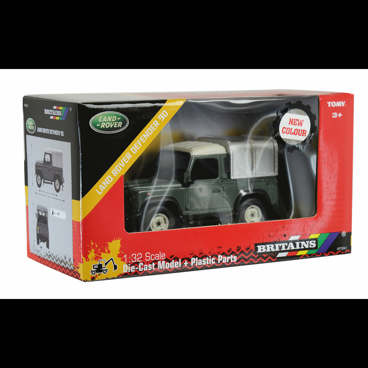 XXX 1:32 L /ROVER DEFENDER RED