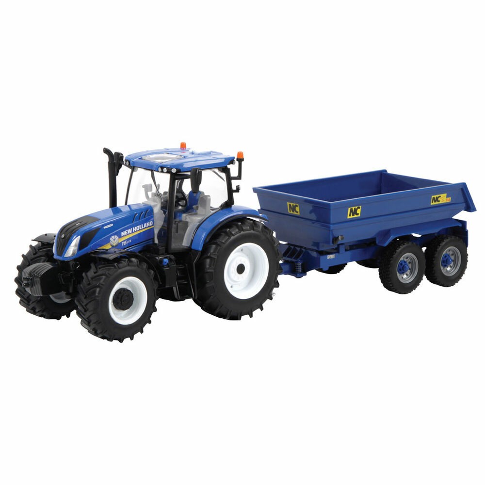 NEW HOLLAND T6 TRACTOR W/TRAIL