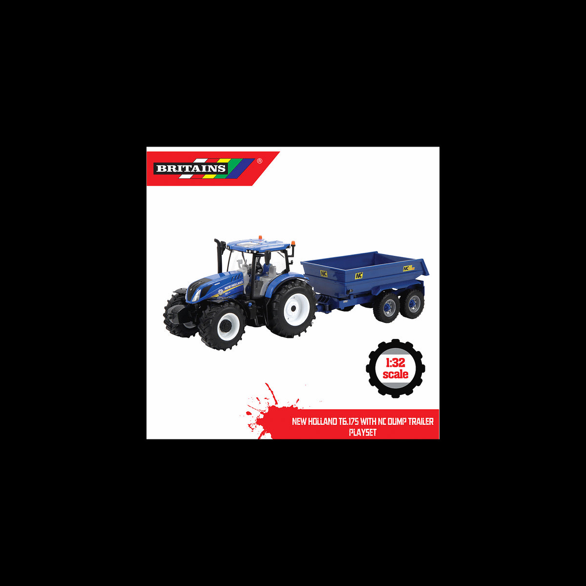 NEW HOLLAND T6 TRACTOR W/TRAIL