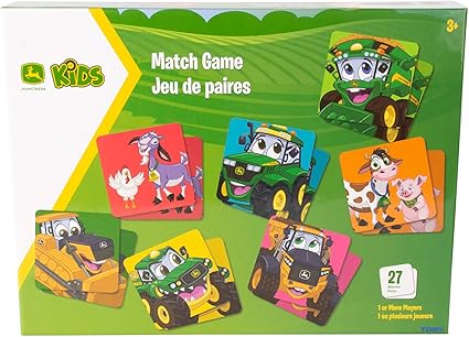 J/DEERE KIDS 36PCS MATCH GAME