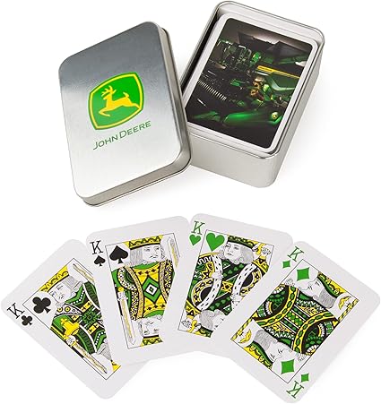 JOHN DEERE PLAYING CARDS TIN