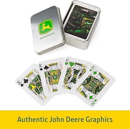 JOHN DEERE PLAYING CARDS TIN