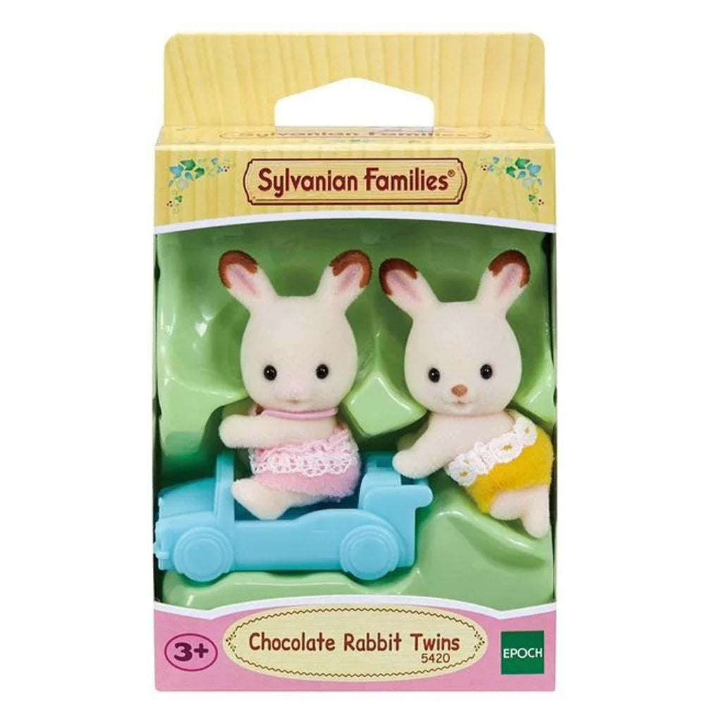 S/FAMILIES CHOCOL RABBIT TWINS