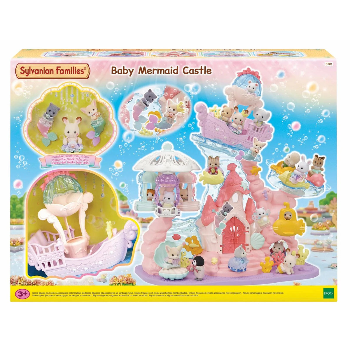 S/FAMILIES BABY MERMAID CASTLE