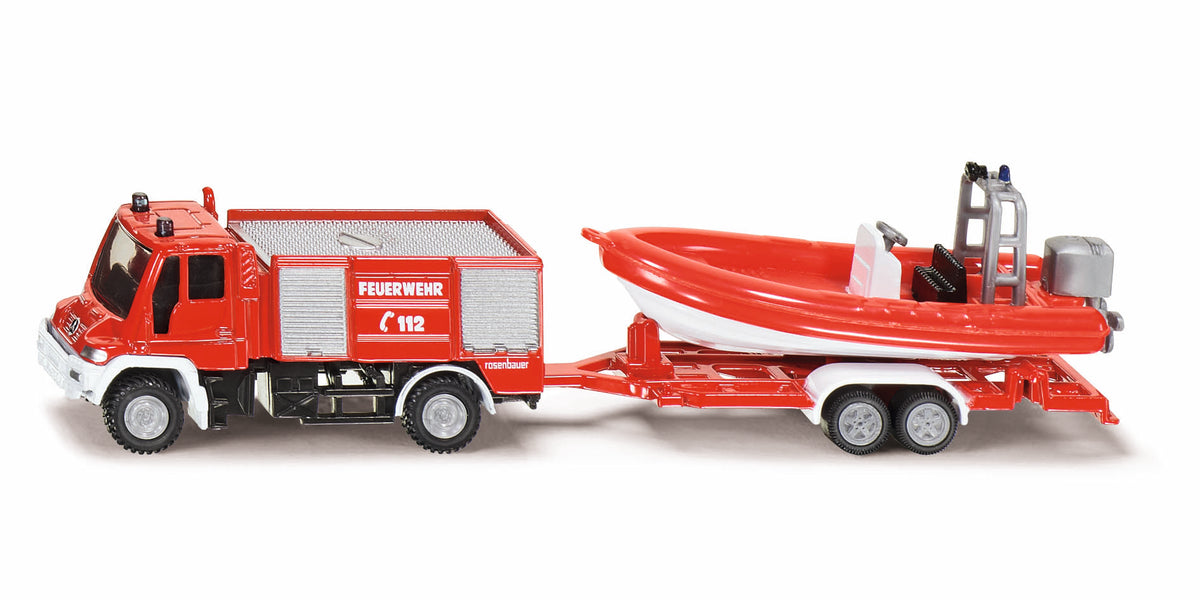 UNIMOG FIRE ENGINE W/BOAT