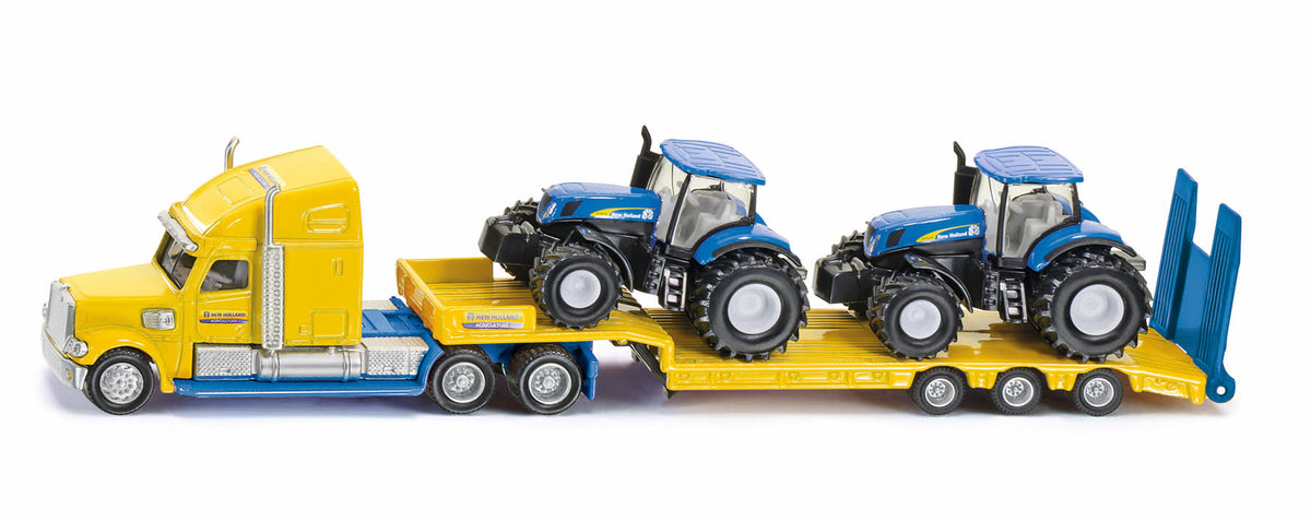 1:87 TRUCK W/2 NEW HOLLAND TRA