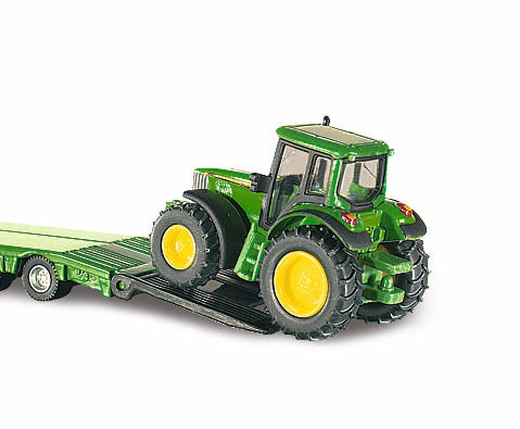 LOW LOADER + 2 JDTRACTORS
