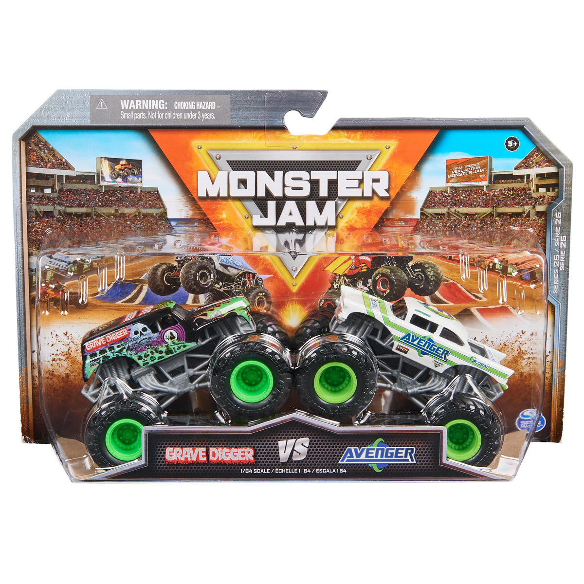 MONSTER JAM 1:64 2PACK