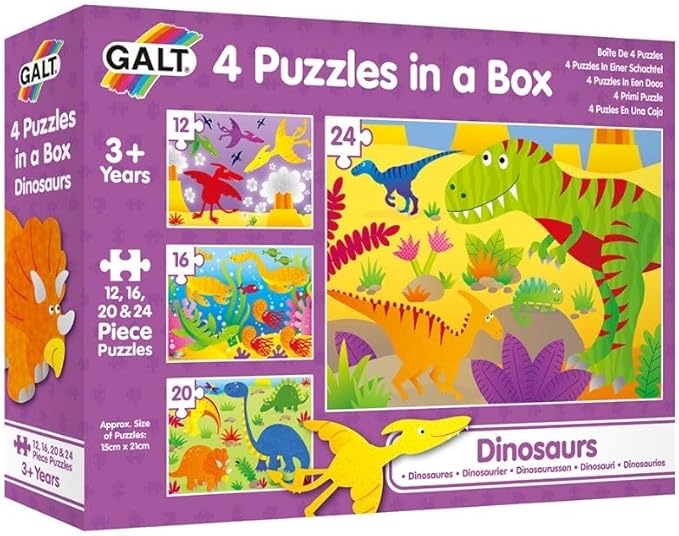 4 IN A BOX DINOSAURS