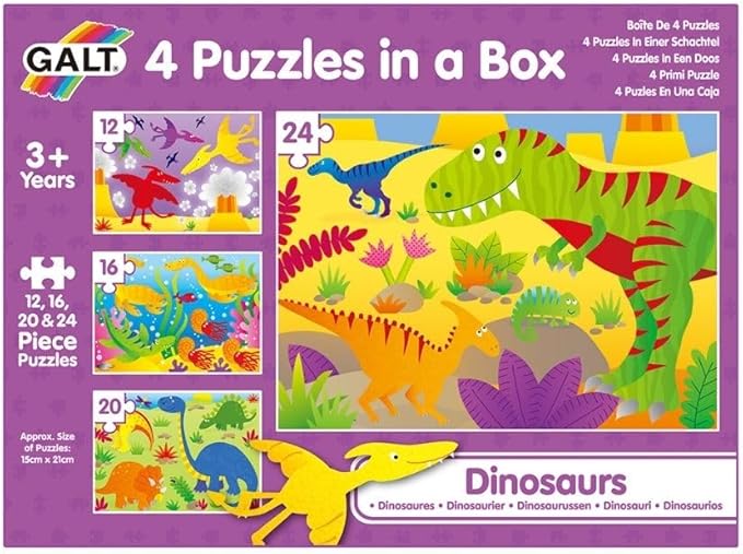 4 IN A BOX DINOSAURS