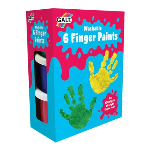 6 FINGER PAINTS  WASHABLE