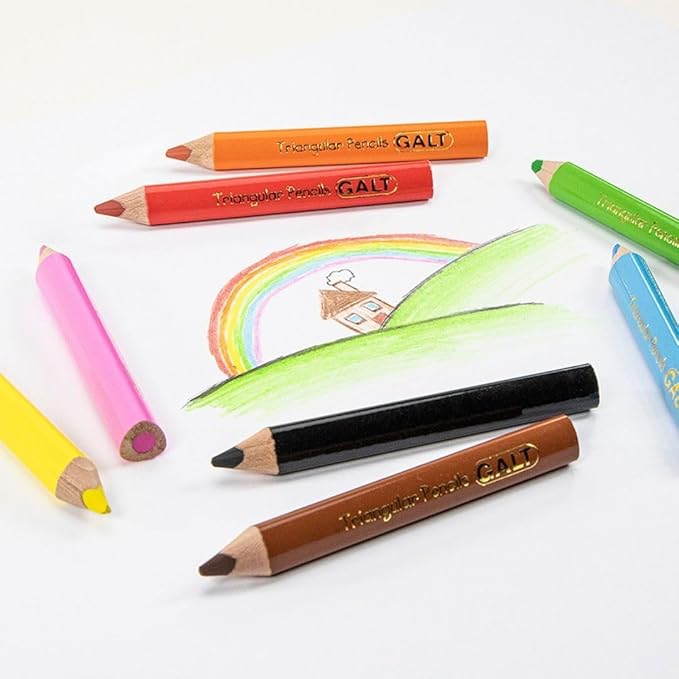 8 TRIANGULAR PENCILS