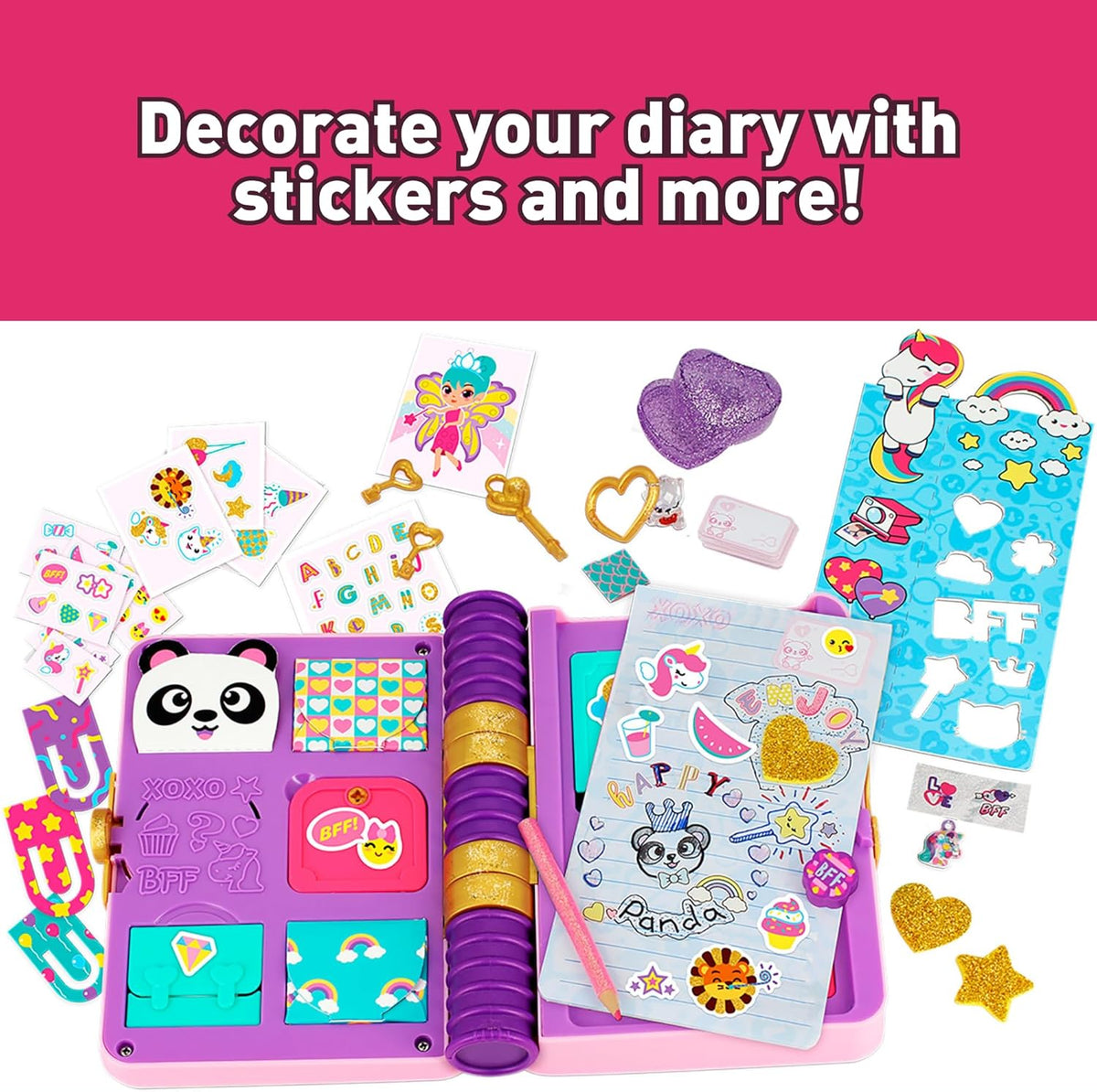 FUNLOCKETS SECRET MINI JOURNAL