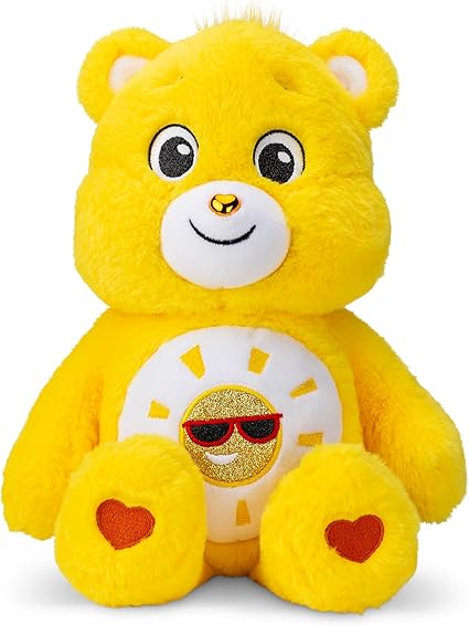 CARE BEAR MED GLITTER FUNSHINE