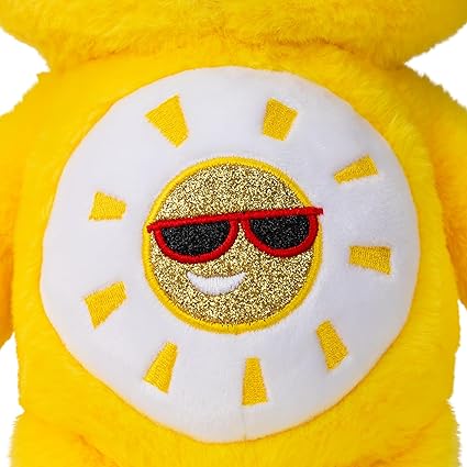 CARE BEAR MED GLITTER FUNSHINE