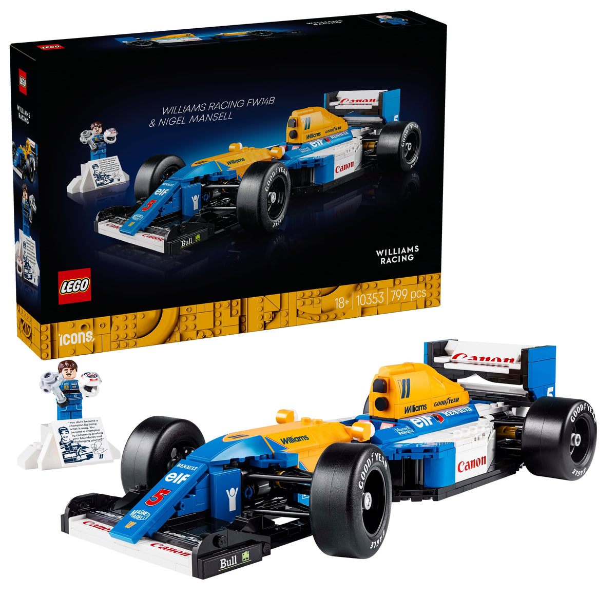 WILLIAMS RACING FW14B &amp; MANSEL