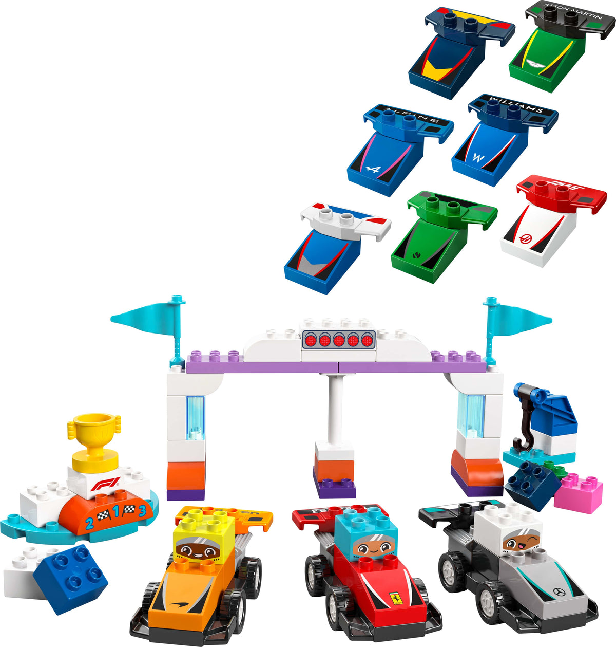 F1 TEAM RACE CARS/DRIVERS