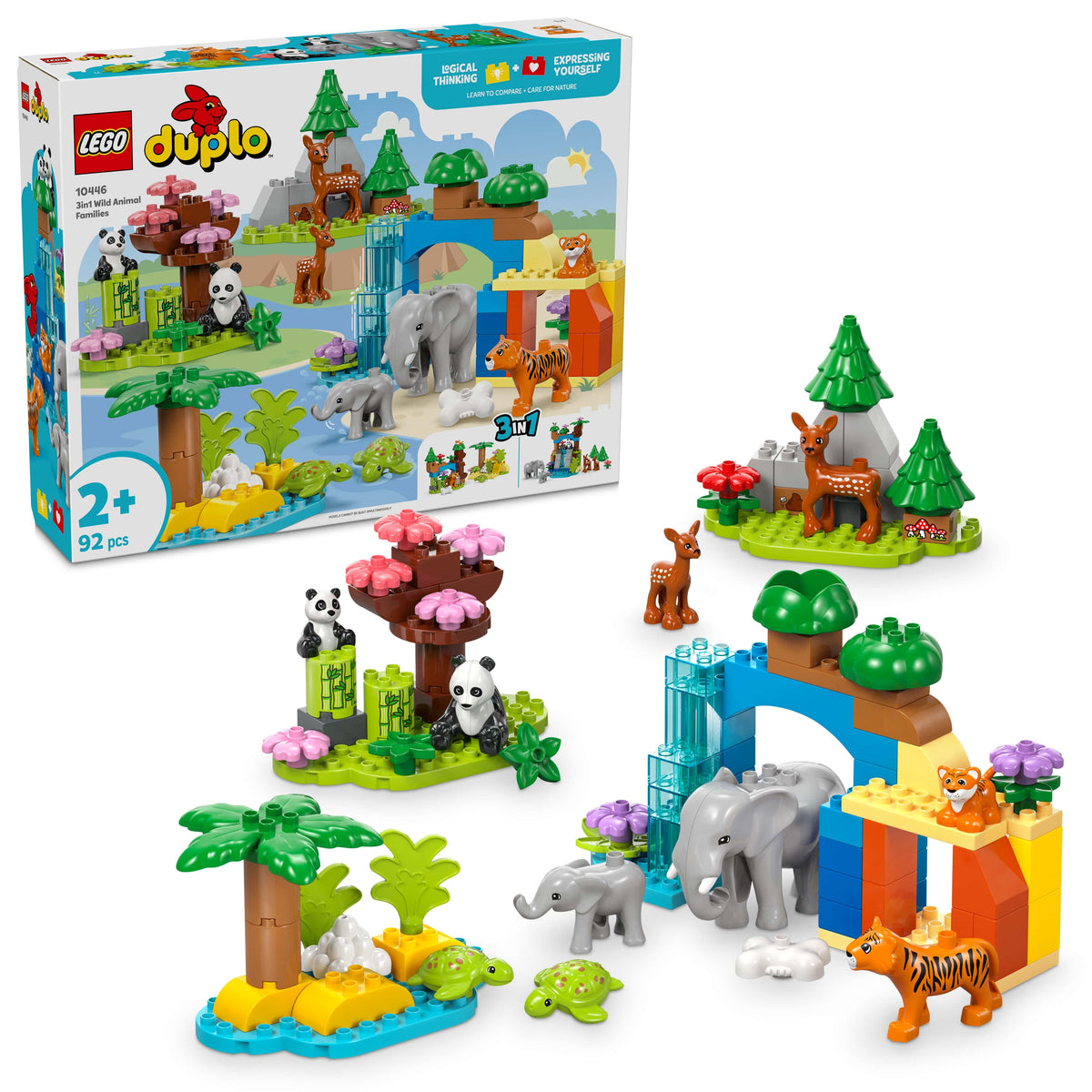 3 IN 1 WILD ANIMAL FAMILIES