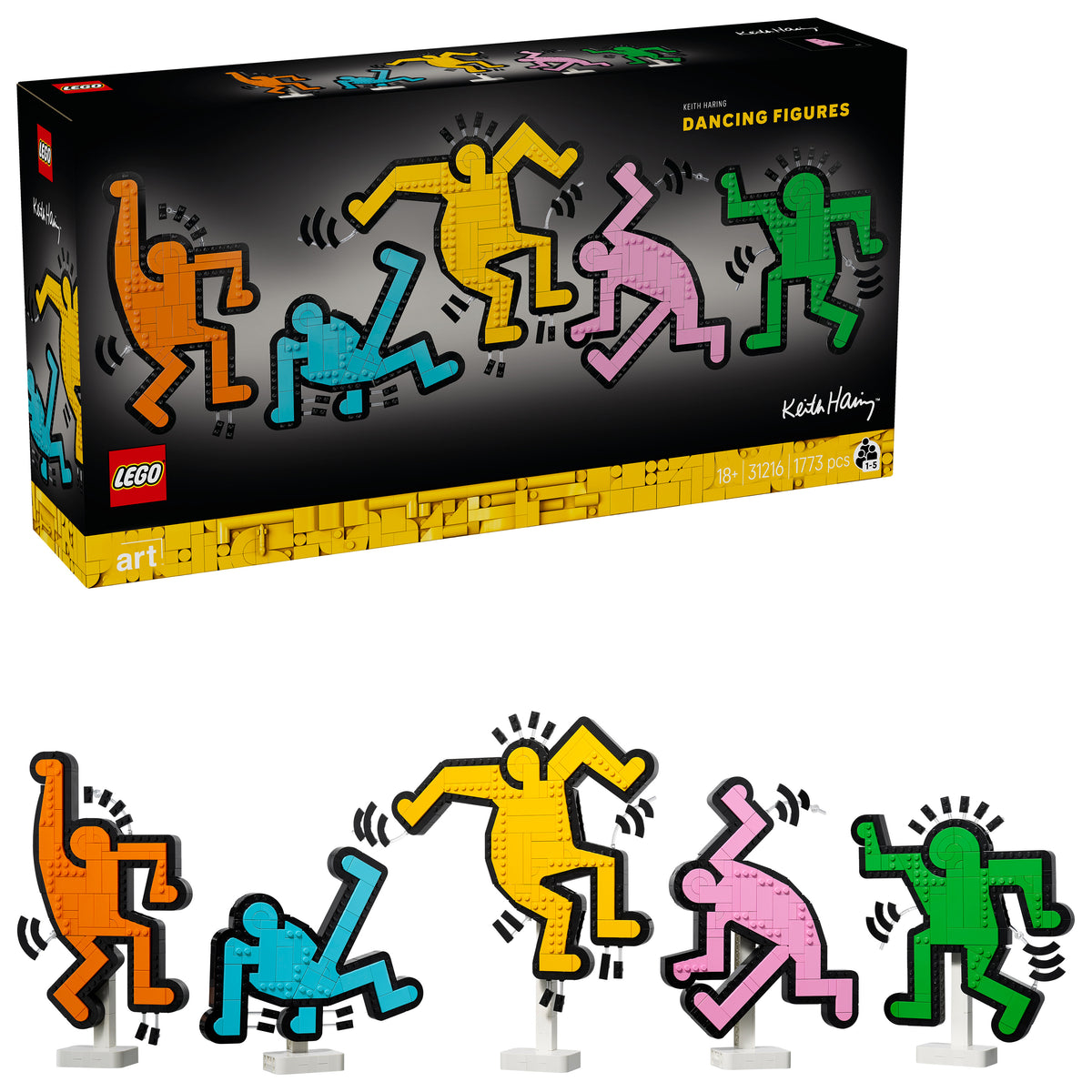 KEITH HARING DANCING FIGURES