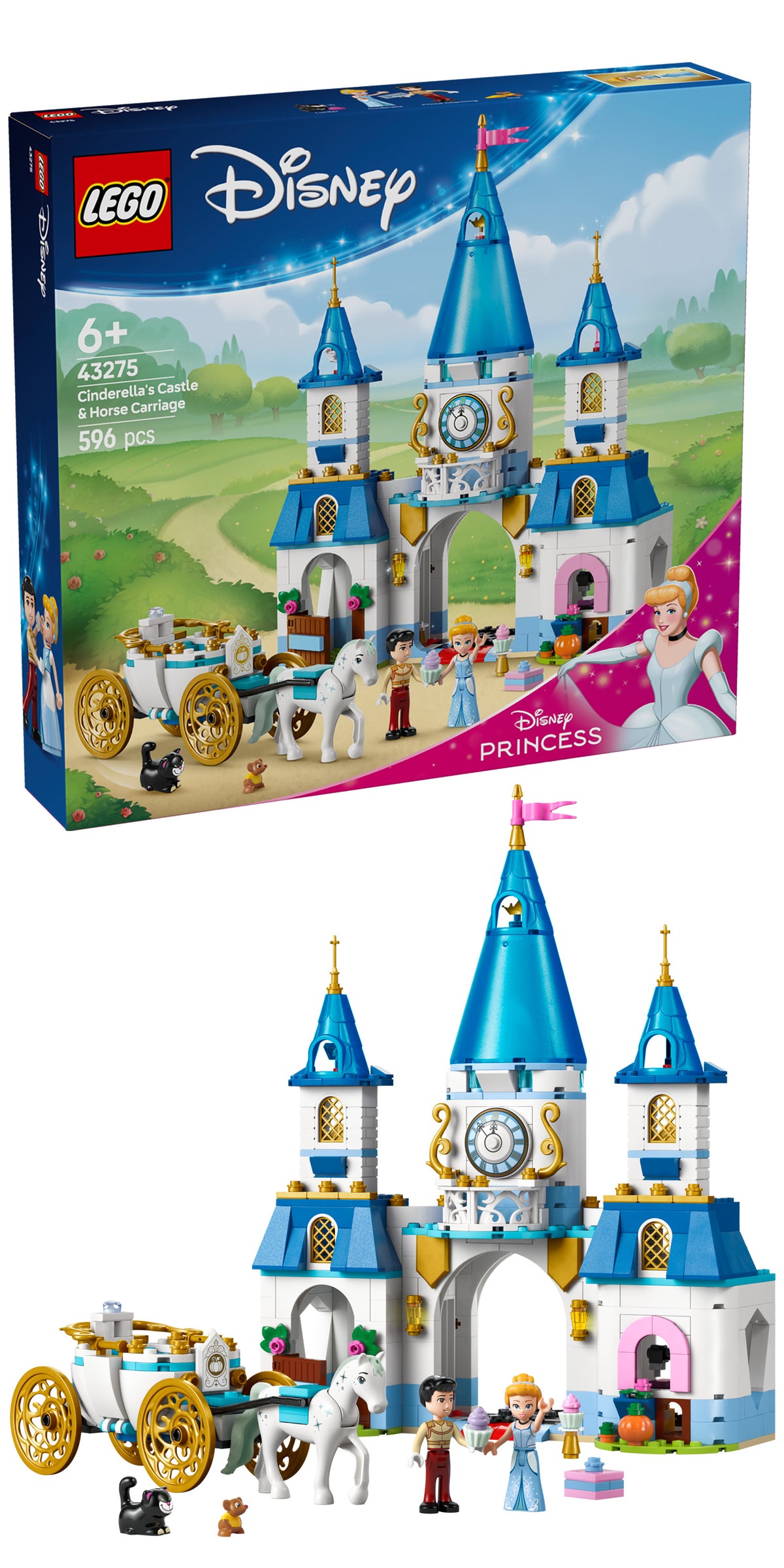 CINDERELLA&#39;S CASTLE &amp; HORSE CA